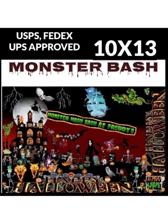 Mailers And More Other - 50 10x13 Poly Mailers Halloween Shipping Envelopes PRICE IS FIRM MONSTER Fall